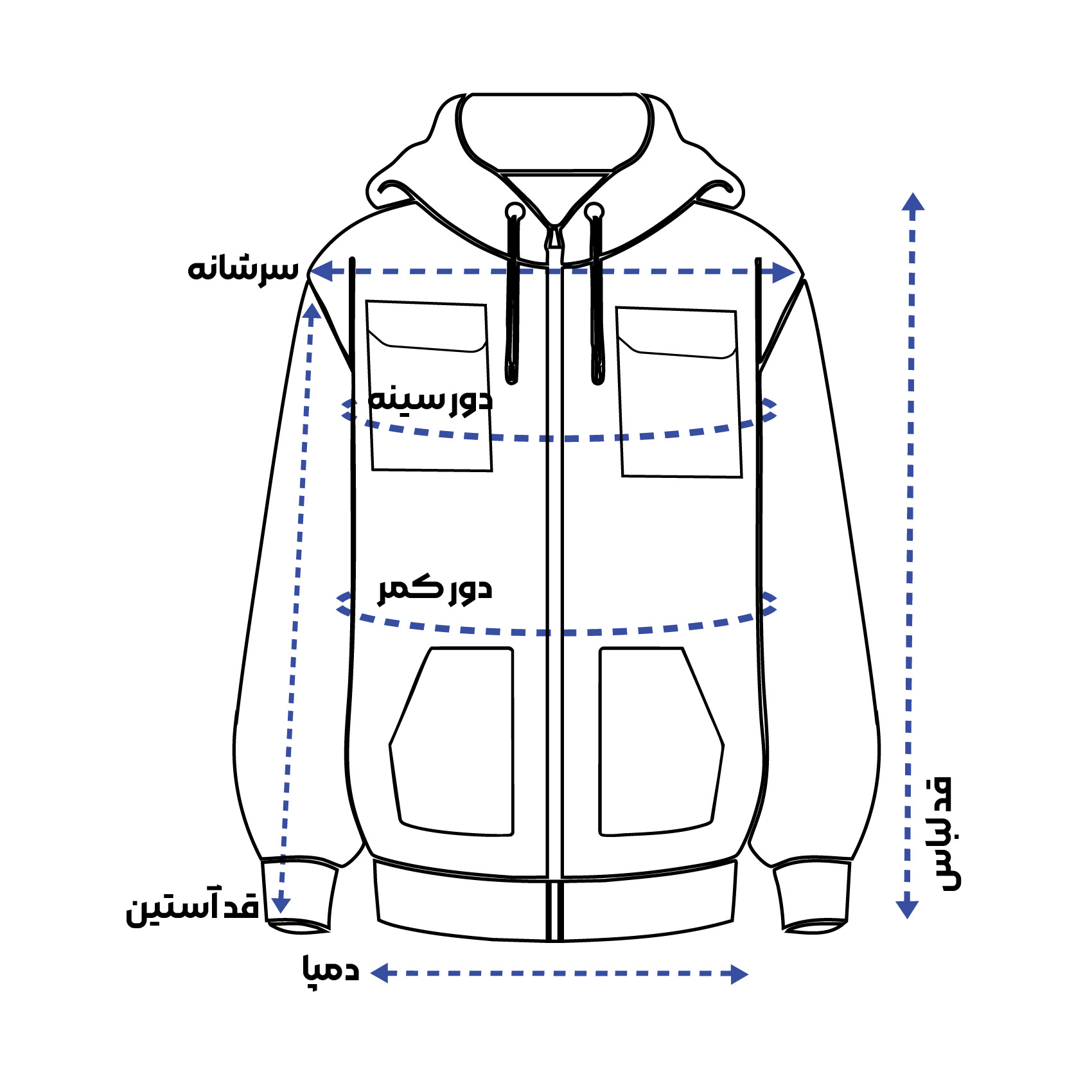 راهنمای سایز